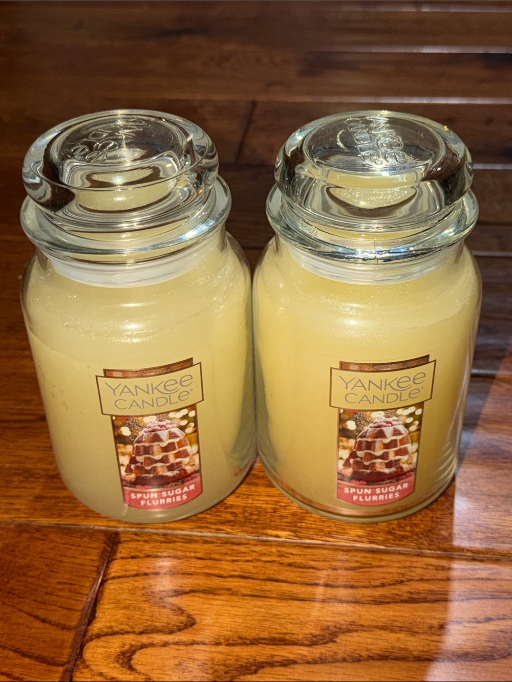 Yankee Candle Spun Sugar Flurries Jar Candles - Cream 22 OZ